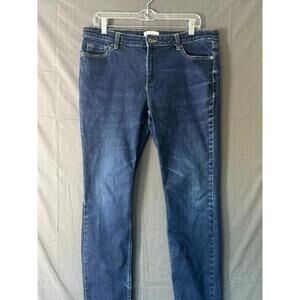 Liz Claiborne Jeans Size 12 Blue Denim Stretch Cotton Blend